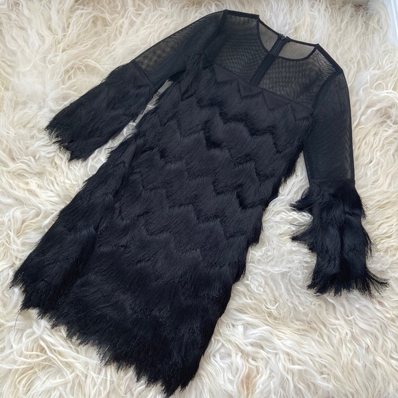 ALEXIS Crew Neck Mini Dress